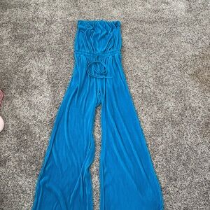 Entro Vibrant Blue Jumpsuit